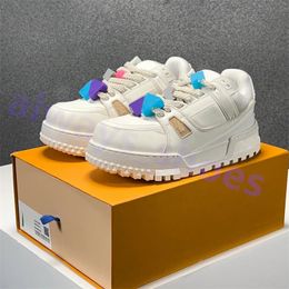 10A Designer Casual Shoes Men Trainer Maxi Sneaker Multicolor Inkjet Classic Thick Sole Elevated Training Shoe Denim Pattern Rubber A48