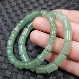 Strand Ornament Jade Aventurine As Right Rain Grass Green Bamboo By Step Upgrade Bracelet