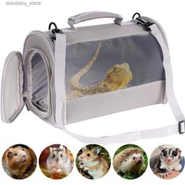 Cat Carriers Crates Houses Portable Clear Bird Parrot Transport Cae Breathable Bird Carrier Travel Ba Small Pet Access Window Collapsible Outdoor Ba L49