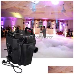 Fog Machine Bubble Machine Low Lying Smoke Hine Dancing In The Clouds Nimbus 3500W Dry Ice For Wedding Stage Event Party Dj Drop Del Dhi0Q