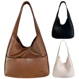 Outdoor Bags Women Vintage Hobo Bag Trendy PU Leather Shoulder Large Capacity Retro Tote Handbag Satchel Armpit Daily Dating