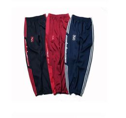 2021High-end design Season 4 sas Joggers Men Hip Hop Pants Casual Trousers Sweatpants season 4 cuffed pants Striped black Red Feet pants1344793