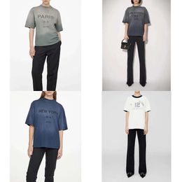 T Designer Shirt Letter Print T-shirt Soft Cotton Women Short Sleeve Tee Tops Polos -shirt ee ops