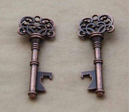 40 pcs large size Key Bottle Openers Assorted Vintage Skeleton Keys Wedding Party Favours 4 Colour for option4090504