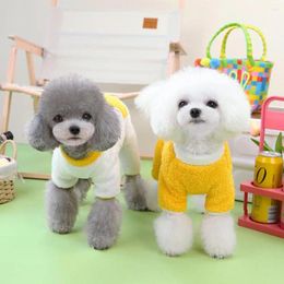 Dog Apparel Four-leg Pet Clothes Warm Stylish Jumpsuits For Winter Cosy Cat Rompers With Contrasting Colours Premium Small