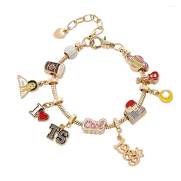 Charm Bracelets Taylor The Swift Bracelet Friendship 1989 Midnight Reputation Music Pendants Dangle Bangle Jewellery Gifts For Fans