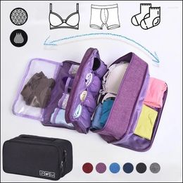 Cosmetic Bags Women Fashion Waterproof Travel Portable Storage Bag Organizer For Cosmetics/Underwear/Bra/Socks/Laundry