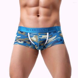 Underpants JAYCOSIN Men's Spandex Fashion Mens Briefs Shorts Soft Underwear Bulge Pouch Camouflage Print Underpant High Quality