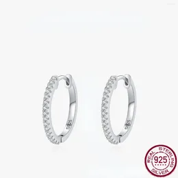 Stud Earrings S925 Silver Versatile And Elegant Advanced Simple Fashionable Earring Jewellery For Women