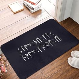 Carpets Viking Valhalla Non-slip Doormat Stay The Fxck Away From Me Carpet Living Room Bedroom Mat Welcome Indoor Pattern