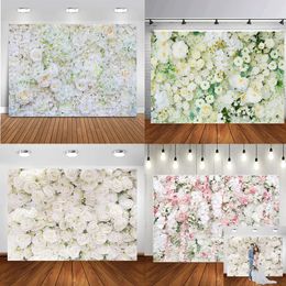 Wedding Flower Wall Background Shower Party Decoration Pography Background Rose Flower Background Portrait Pography Studio 240409