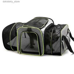 Cat Carriers Crates Houses Pet Carriers Ba Portable Breathable Foldable Ba Cat Do Carrier Bas Outoin Outdoor Travel Pets Cats Airline Travel Handba L49