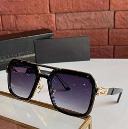 Men Vintage Sunglasses Legends 9094 Black Gold Gradient Glasses Fashion Sunglasses uv400 Protection Eyewear with case9136670