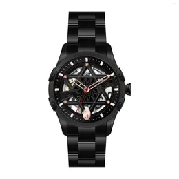 Wristwatches OBLVLO Men Automatic Watch 43mm Luxury Mechanical Wristwatch 5ATM Waterproof Luminous Sapphire Skeleton Star Dial