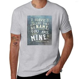 Men's Tank Tops Isaiah 43:1: I Have Called You By Name T-Shirt Boys Animal Print Vintage Mens Tall T Shirts