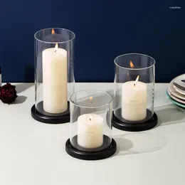 Candle Holders Dia 8cm Holder For Dining Table Decor Decorative Tea Light Candles Home Decoration Modern Vase Stand