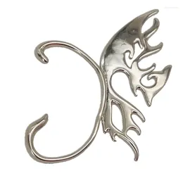 Backs Earrings Elegant Butterfly Ear Clip For Women Liquid Metal Cuffs Fashion Forward