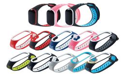 Bracelet for Xiaomi Mi Band 4 3 Sport Strap watch Silicone wrist strap For xiaomi mi band 34 accessories bracelet Strap7837944