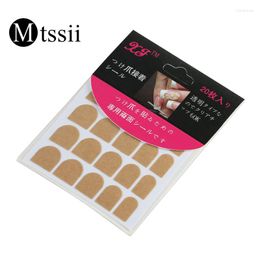 Nail Stickers Mtssii 1 Sheet False Tablets Double-sided Adhesive Waterproof Water Does Not Hurt The Real Glue-Free Paste