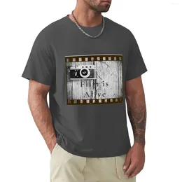 Men's Polos Film Is Alive T-Shirt Customizeds Tops Short Sleeve Tee Men