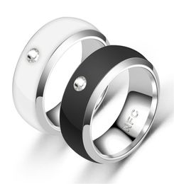 Men039s Ring New Technology NFC Smart Finger Digital Ring for Android Phones with Functional Couple Stainless Steel Rings9166682