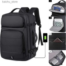Other Computer Accessories Expandable Mens 17 Inch Laptop Backpacks Waterproof Notebook Bag USB Schoolbag Sports Travel School Bag Pack Backpack for Male Y240418