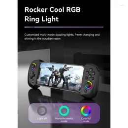 Game Controllers RGB Joypad BT5.2 Gamepad Anti-slip Handle For Cellphone Tablet Switchs Phone D8 Controller Joystick