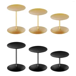 Candle Holders 3Pcs Nordic Style Holder Set Decorative Taper Candlestick Stand For Holiday El Tabletop Table Centrepiece Decoration