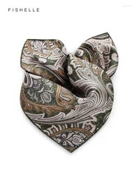 Scarves Retro Army Green Natural Silk Printed Small Square Scarf For Men's Real Women's Twill Hijab Ladies Luxury Gifts