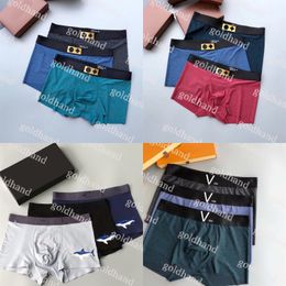 Fashion Brand Mens Boxers Designer Ice Silk Underpants Casual Comfortable Breathable Underpant