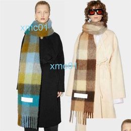 Scarves Men and Women General Style Cashmere Scarf Blanket Womens Colorf Plaid Tzitzit Imitation 220107 Drop Delivery Fashion Acfj6c QSMM