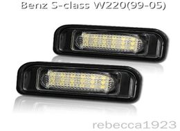 Car led Licence plate lamps For Benz Sclass W2209905 Factory Led number plate light 135V 6000K5013921