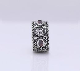 Factory whole S925 sterling silver ring tide ladies retro inlay tiger head ring men039s punk old ring lover Jewellery gift7883865