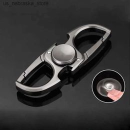 Novelty Games Finger Spinner Fidget Hand Spinner Anti Anxiety Toy Relieve Stress Finger Spinner Ketchain Bottle Opener EDC Adult and Childrens Toy Q240418