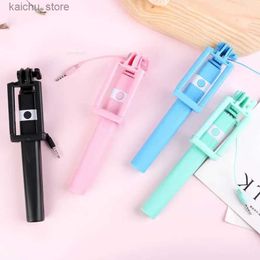 Selfie Monopods Portable handheld expandable monopod selfie stick for iPhone 11 12 Plus Samsung Huawei LG OPPO Y240418