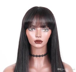 13x4 Lace Front Human Hair Wigs European Human Hair Straight Hair Full Lace with Thin Skin Perimeter Wig for B7278697