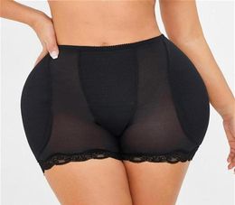 Women Low Waist Underwear Sponge Pads Body Shapers Hips Up Belly Slim Fake Ass Pants Padded Shapewear Panties Hip Pads Plus Size222221621