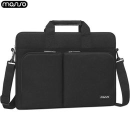 Other Computer Accessories Handbag Laptop Bag for MacBook Air 15 inch M2 A2941 HP Dell Acer Protective Computer Shoulder Messenger Bag for Macbook Pro 16 Y240418