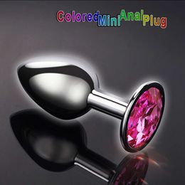 Bdsm Mini Metal Anal Butt Plug sexy Toys For Couple Vaginal Dildo G-Spot Stimulator Prostate Massager Dilator Gay Erotic Products