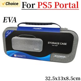Cases EVA Hard Carrying Case Bag for Sony PS5 PlayStation Portal Case Shockproof Protective Cover Portable Storage Bag for PS Portal