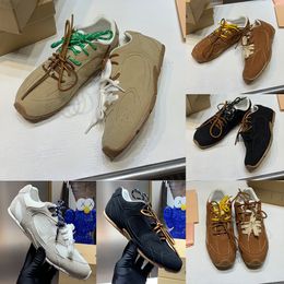 Designer trainers round toe suede sneakers luxury hiking boots mens womens low top outdoor running shoes sizes 35-45