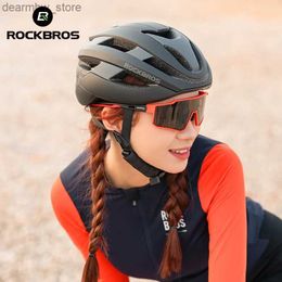 Cycling Caps Masks ROCKBROS Bike Helmet Bicycle High Safety MTB Road Bike Helmet Adjustable Intergrally-molded Outdoor Racing Helmet Accessories L48