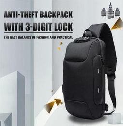 Backpack Antitheft With 3Digit Lock Shoulder Bag Waterproof For Mobile Phone Travel LXX94577950