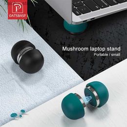 Other Computer Components Oatsbasf laptop stand laptop accessories laptop mushroom stand foldable mini cooler stand suitable for Macbook Pro air Y240504 13PO