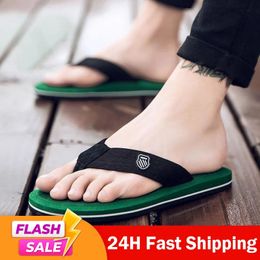 BIG SALE Sandals Shoes Men Summer Flip Flops High Quality Beach AntiSlip Zapatos Hombre Casual Man Slippers 240416