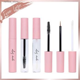 Mascara Empty Mascara Bottle Custom Essential Oil Eyelash Serum Bottle Lash Growth Re-Fillable Mascara Wand Tubes Makeup Container L410