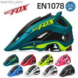 Cycling Caps Masks BATFOX Bicycle Helmet Bike Helmet Cycling Ultralight Integrally-Molded Bike Mountain Road MTB Man Bicycle Equipment Bike Helmet L48