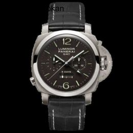 Panerai Luminor Watch Peinahai Titanium Dual Time Zone Dynamic Storage Manual Mechanical Mens Pam00311 Luxury Clock Rrnv