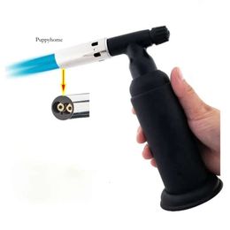 Double Flame Lighters Torch Gas Lighter Outdoor Camping BBQ Tool 0418