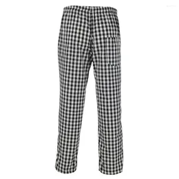 Men's Pants Trousers Plaid Print Sweatpants With Elastic Waist Side Pockets For Casual Gym Training Outdoor Activities Breathable